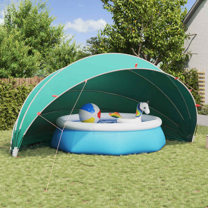 vidaXL Pool Dome 592 x 590 x 275 cm 185T polyester with PU coating 1