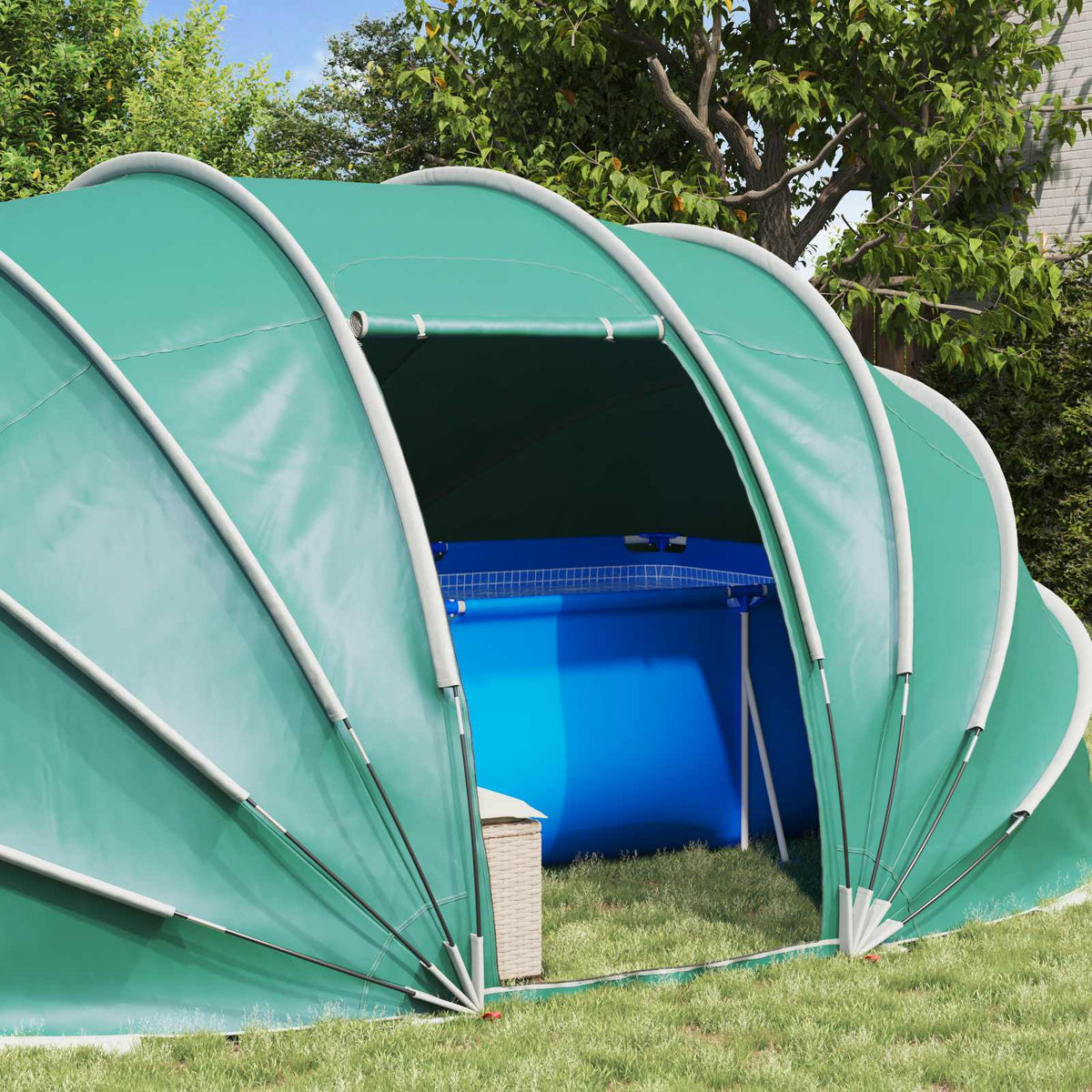 vidaXL Pool Tent Dome 538 x 440 x 204 cm 4