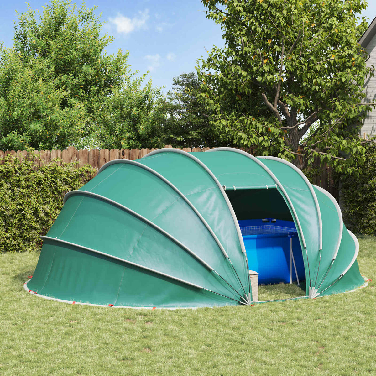 vidaXL Pool Tent Dome 538 x 440 x 204 cm 1