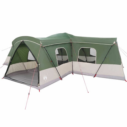vidaXL Tent 16-Person 16-Person Green 185T Polyester with PU Coating 2