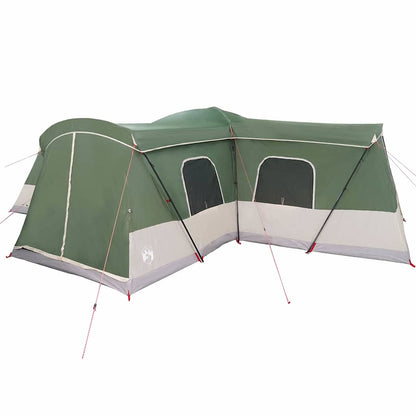 vidaXL Tent 16-Person 16-Person Green 185T Polyester with PU Coating 4