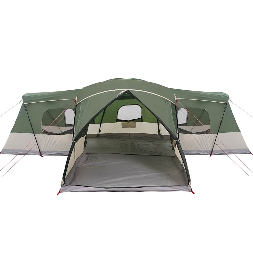vidaXL Tent 16-Person 16-Person Green 185T Polyester with PU Coating 5
