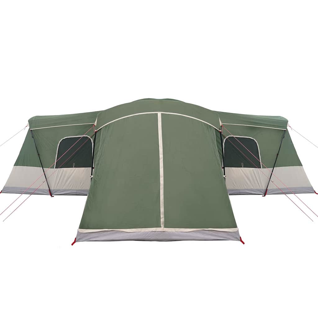 vidaXL Tent 16-Person 16-Person Green 185T Polyester with PU Coating 6