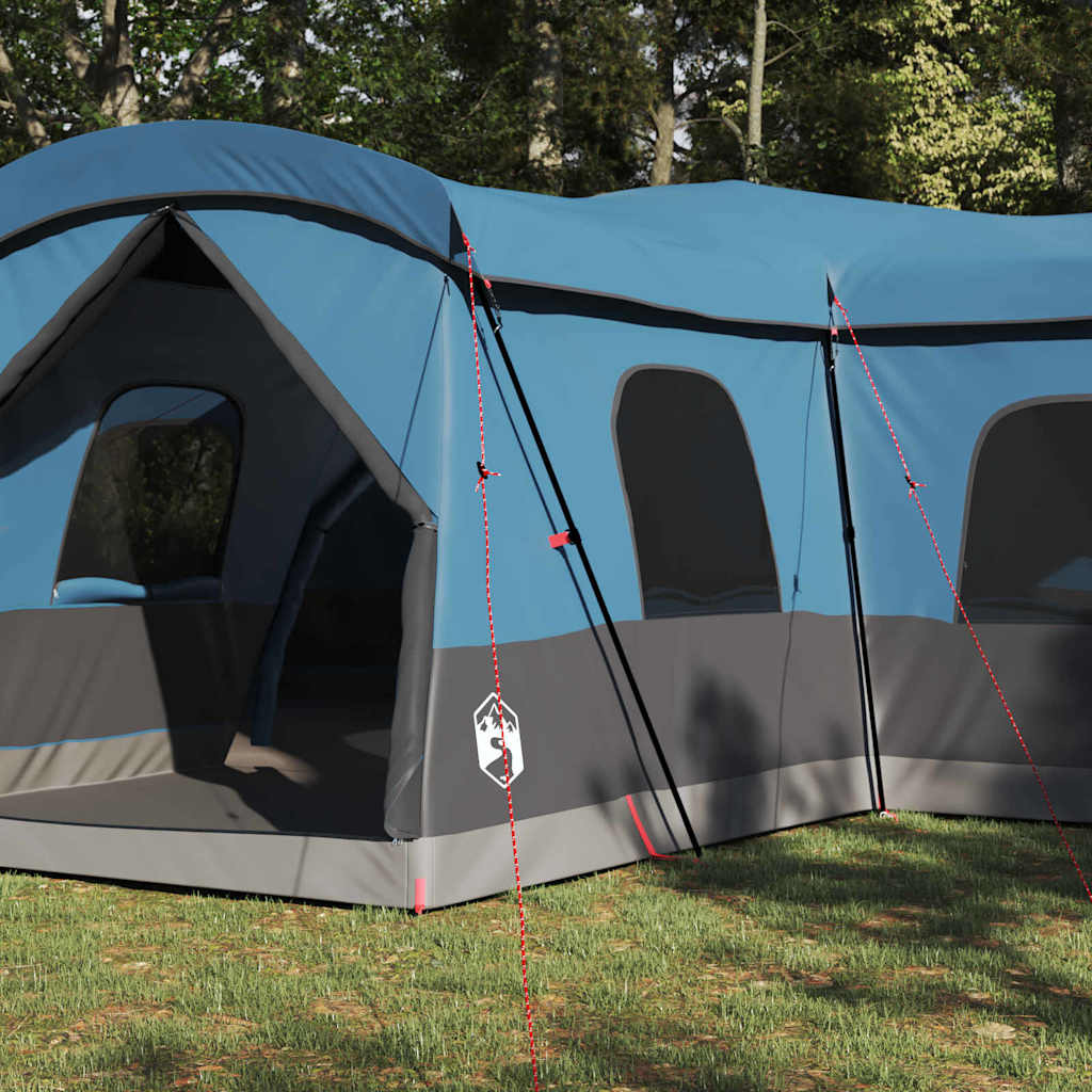 vidaXL Tent 16-Person 16-Person Blue 185T Polyester with PU Coating 3