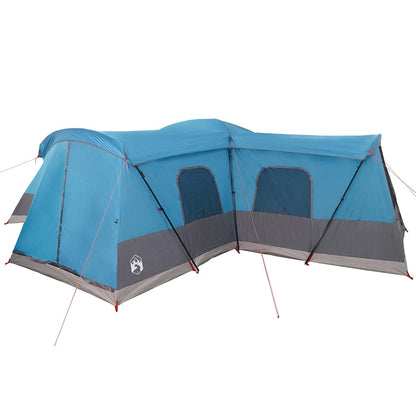 vidaXL Tent 16-Person 16-Person Blue 185T Polyester with PU Coating 4