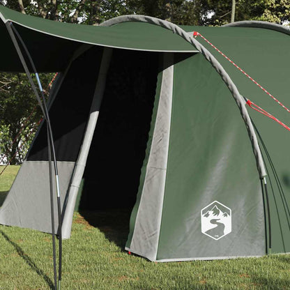 vidaXL Tunnel Tent 4-Person 4-Person Green and White 3