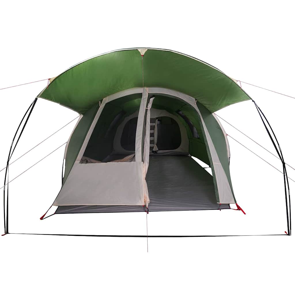 vidaXL Tunnel Tent 4-Person 4-Person Green and White 5