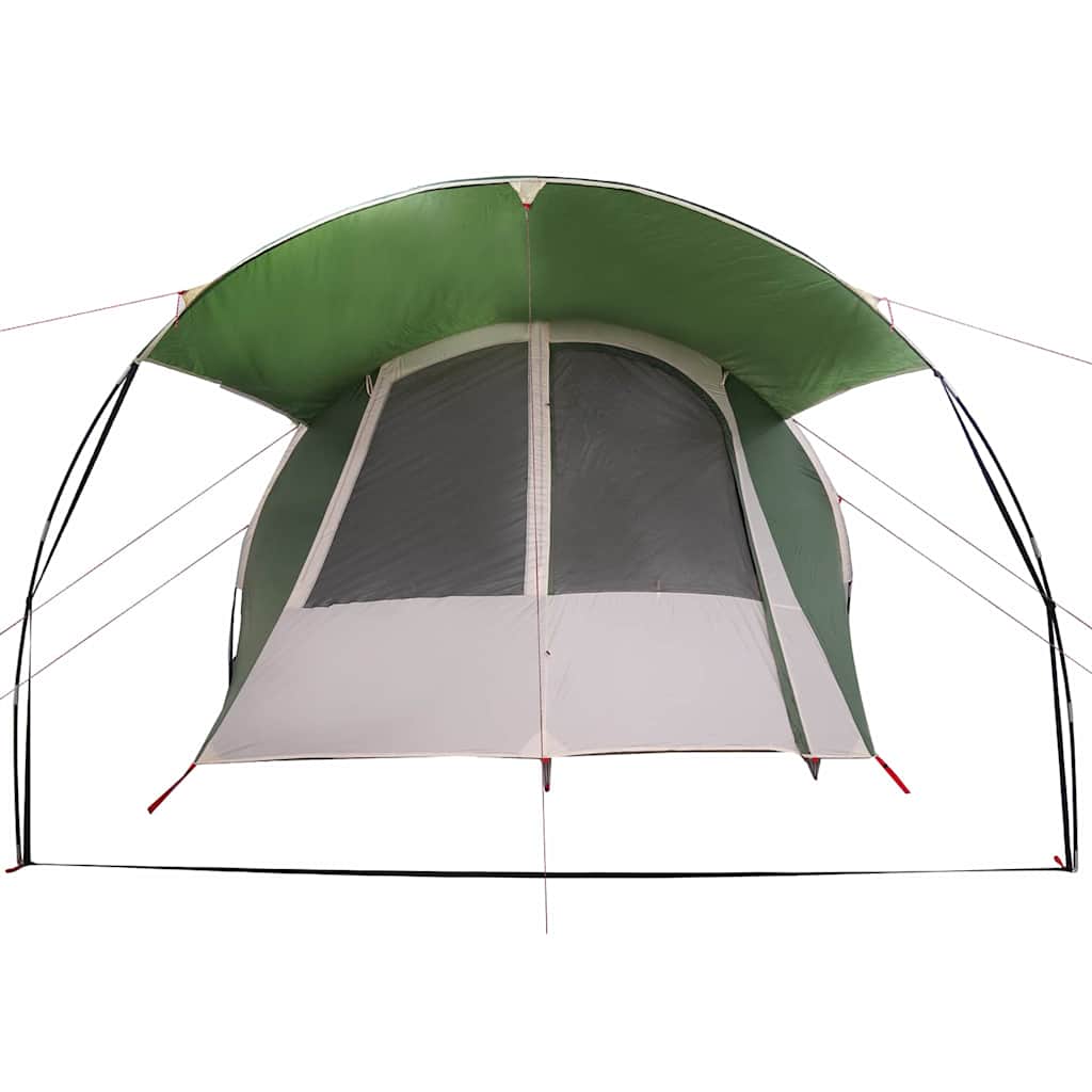vidaXL Tunnel Tent 4-Person 4-Person Green and White 6