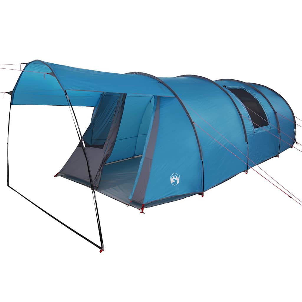 vidaXL Tunnel Tent 4-Person 4-Person Blue and Grey 2