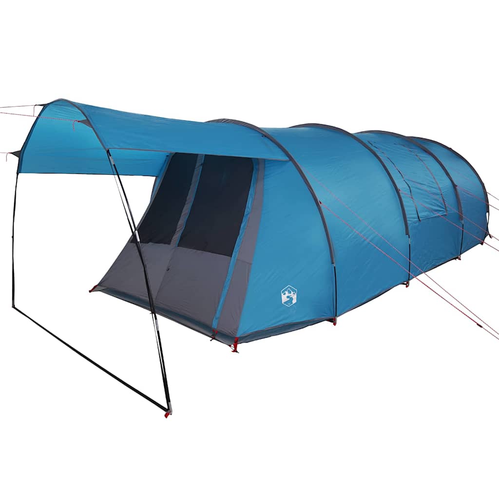 vidaXL Tunnel Tent 4-Person 4-Person Blue and Grey 4