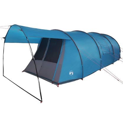 vidaXL Tunnel Tent 4-Person 4-Person Blue and Grey 4
