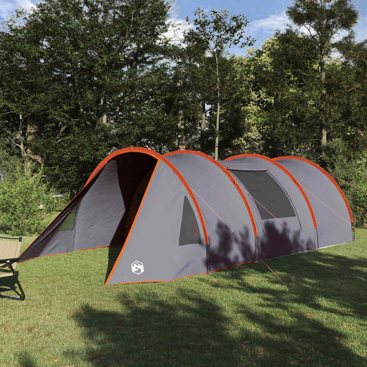 Tunnel Tent 4-Person 4-Person Grey and Orange 778 cm 210 cm 356 cm