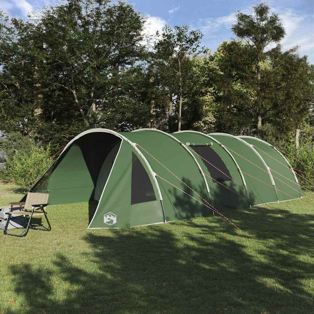 vidaXL Tunnel Tent 6-Person 6-Person Green and White 1