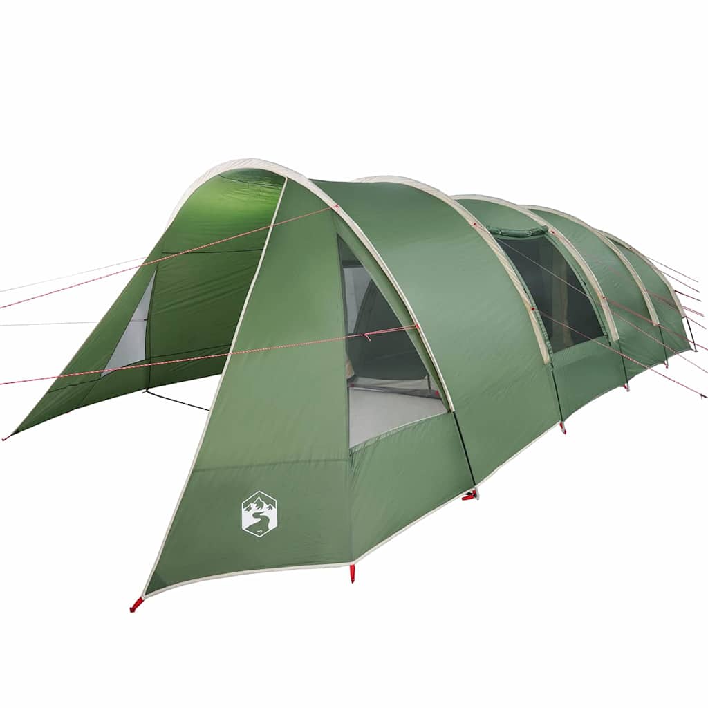 vidaXL Tunnel Tent 6-Person 6-Person Green and White 2