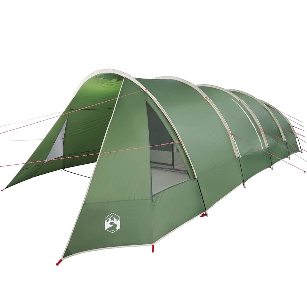 vidaXL Tunnel Tent 6-Person 6-Person Green and White 4