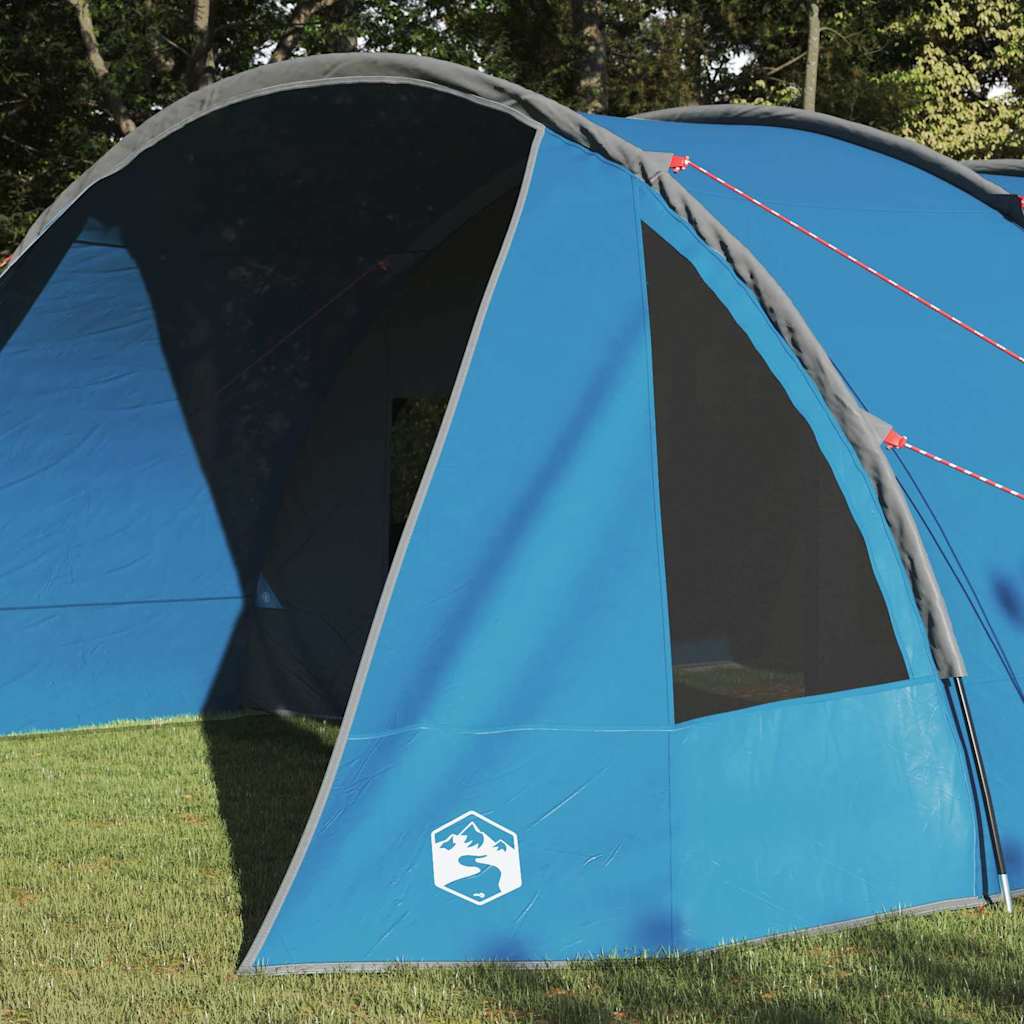 vidaXL Tunnel Tent 6-Person 6-Person Blue and Grey 3