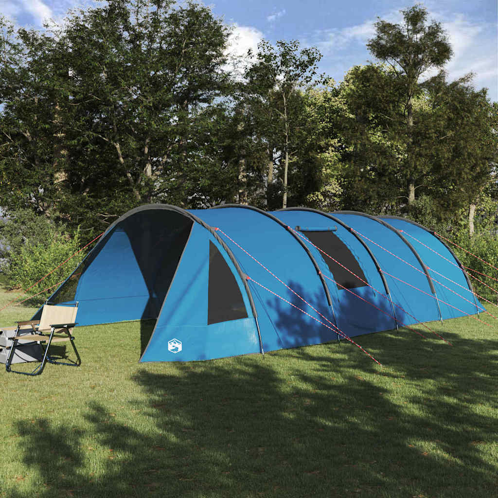 vidaXL Tunnel Tent 6-Person 6-Person Blue and Grey 1