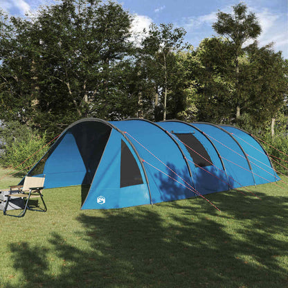 vidaXL Tunnel Tent 6-Person 6-Person Blue and Grey 1