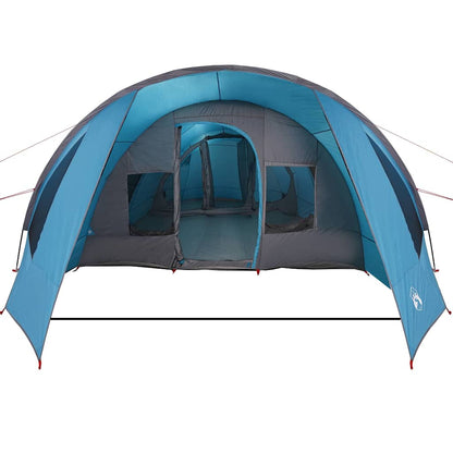 vidaXL Tunnel Tent 6-Person 6-Person Blue and Grey 5