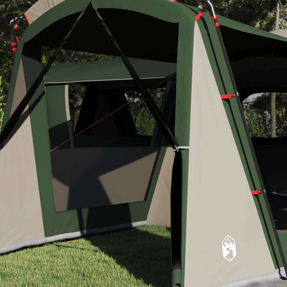vidaXL Family Tent 20-Person 20-Person Green and White 3