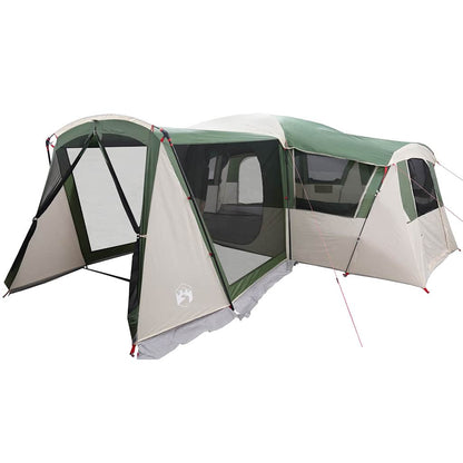 vidaXL Family Tent 20-Person 20-Person Green and White 2