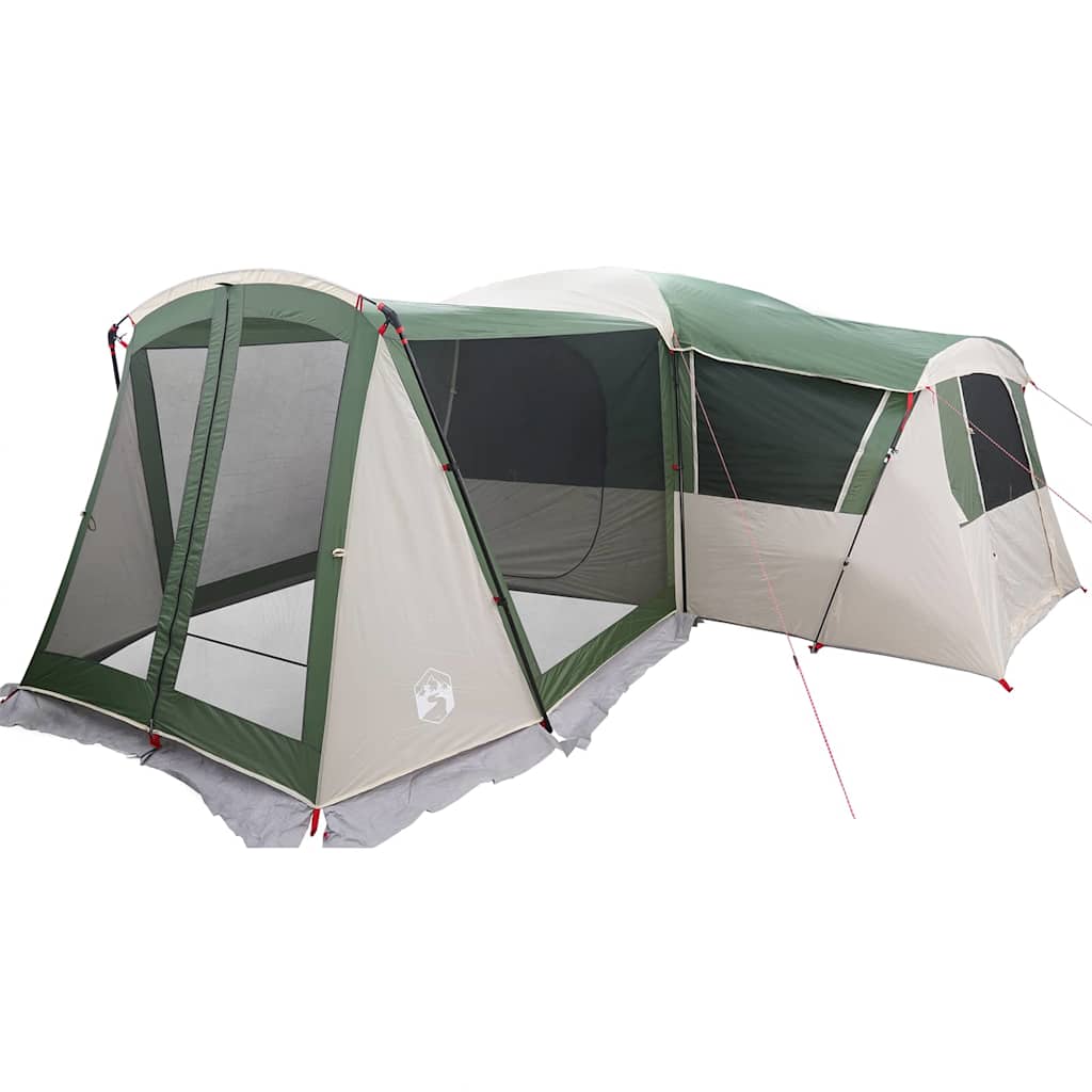 vidaXL Family Tent 20-Person 20-Person Green and White 4