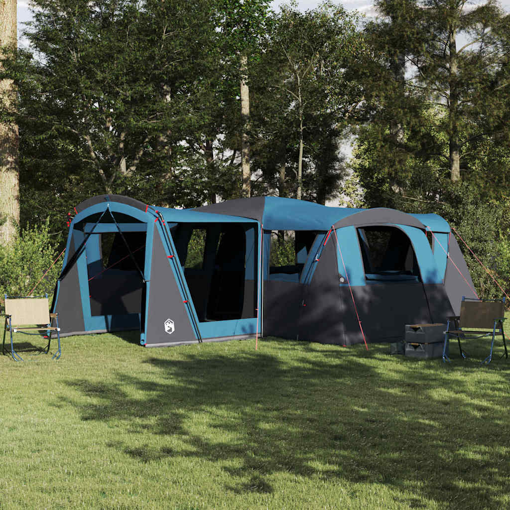 vidaXL Family Tent 20-Person 20-Person Blue and Grey 1