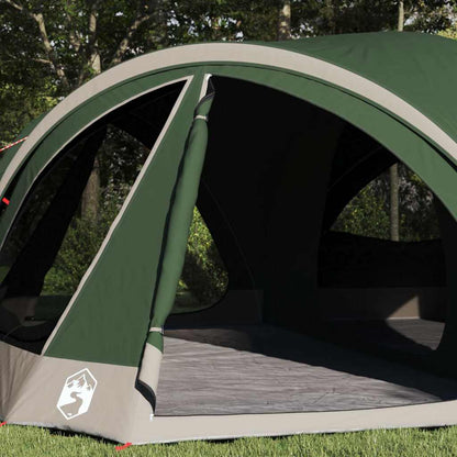 vidaXL Family Tent 10-Person Green and Grey 460 x 430 x 214 cm 3