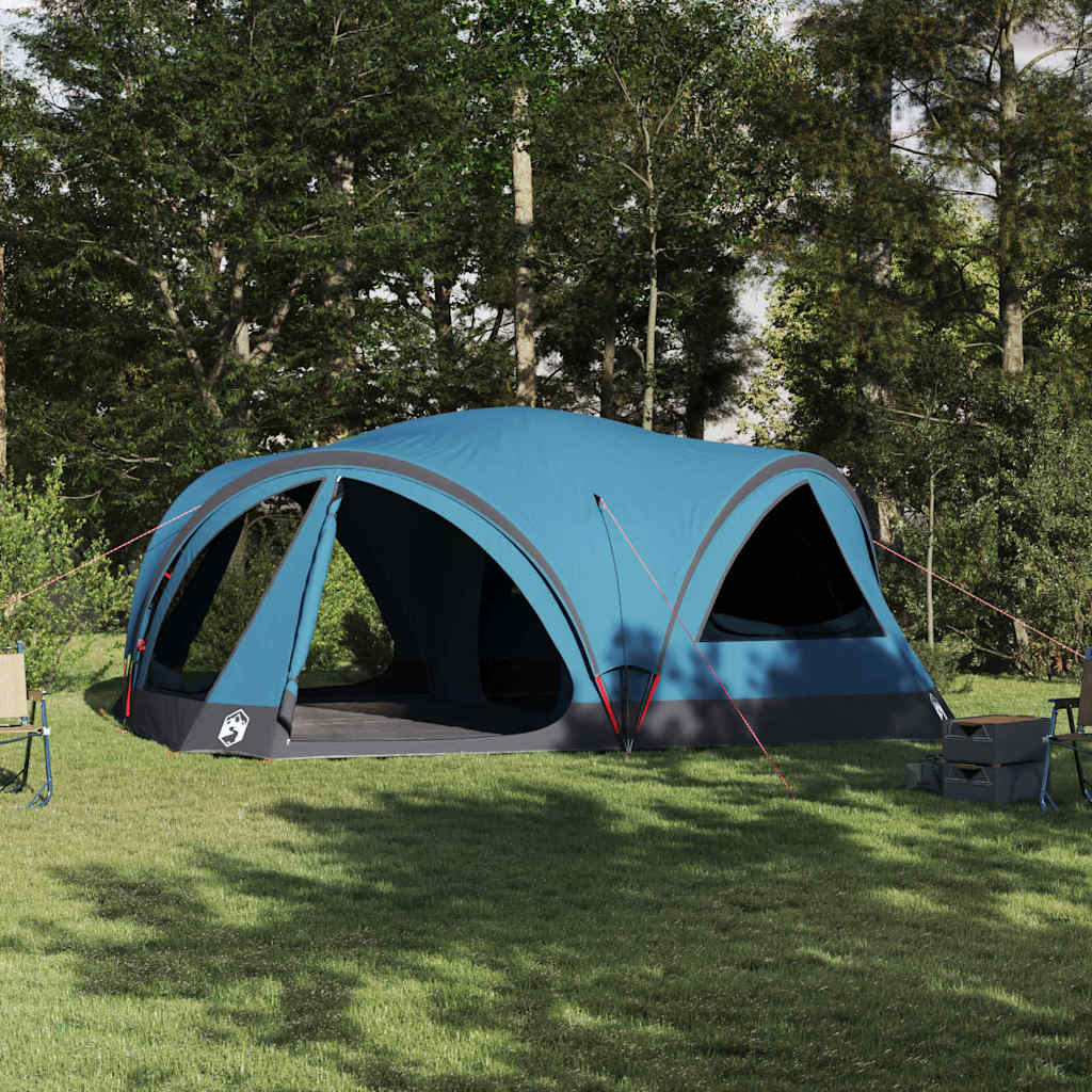 vidaXL Family Tent 10-Person Blue and Grey 460 x 430 x 214 cm 1