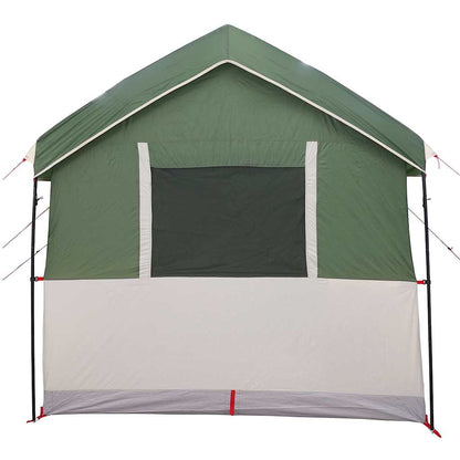 vidaXL Family Tent 4-Person 4-Person Green and White 6