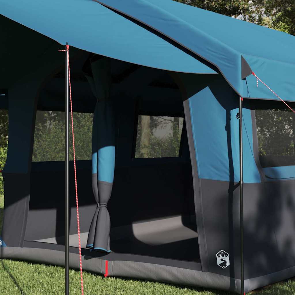vidaXL Family Tent 4-Person 4-Person Blue and Grey 3