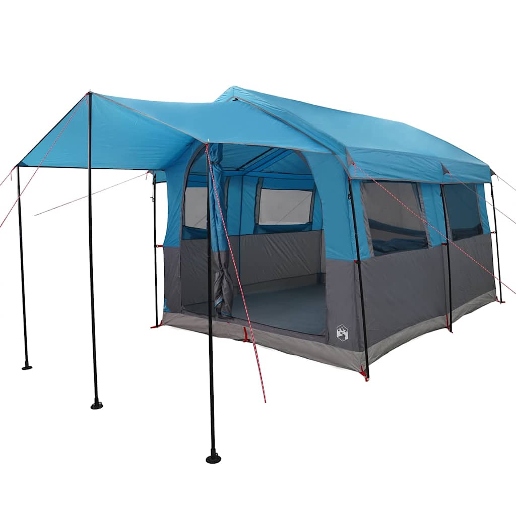 vidaXL Family Tent 4-Person 4-Person Blue and Grey 2