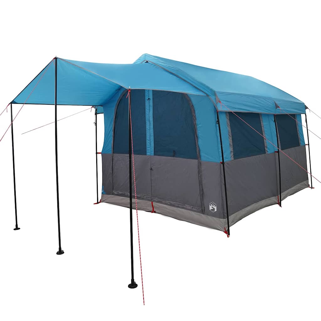 vidaXL Family Tent 4-Person 4-Person Blue and Grey 4