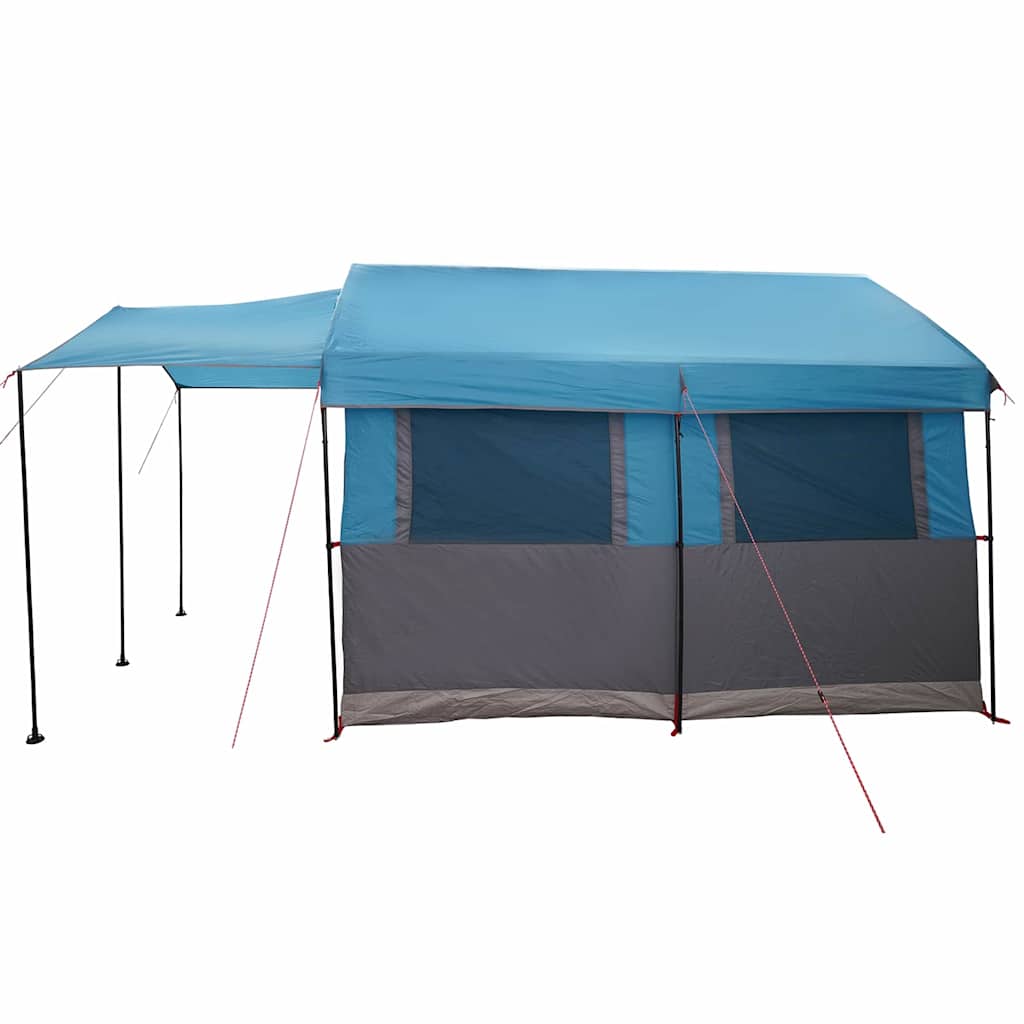 vidaXL Family Tent 4-Person 4-Person Blue and Grey 5