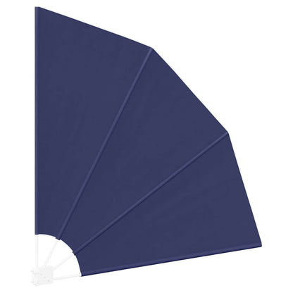 Balcony Privacy Screen Rectangular 140 x 140 cm Polyester Navy blue