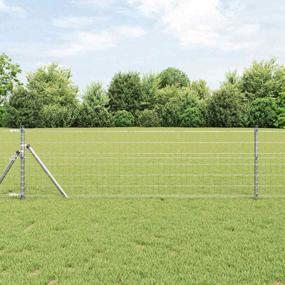 Euro Fence 0.4 x 50 m PVC-coated iron Galvanised Steel 0.4 m 50 x 100 mm