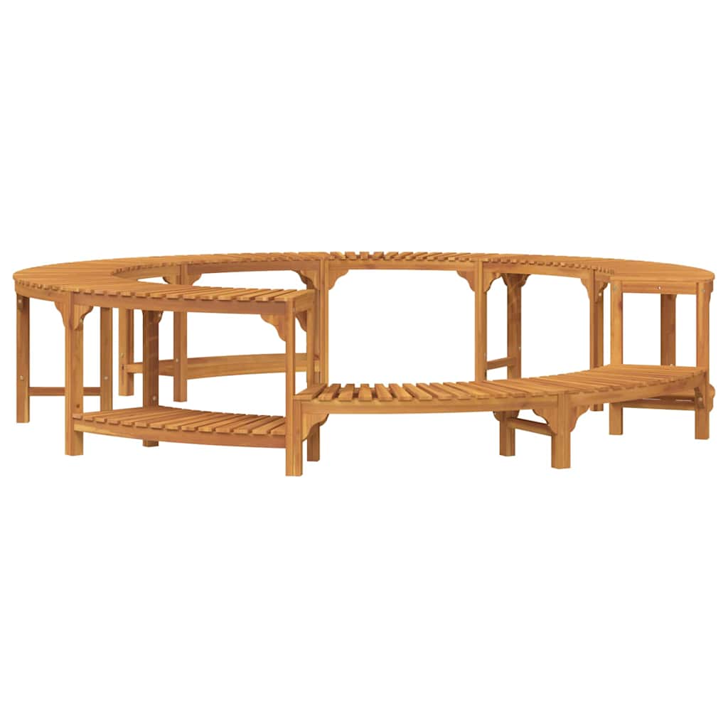 vidaXL Hot Tub Surround Solid Acacia Wood Brown 2