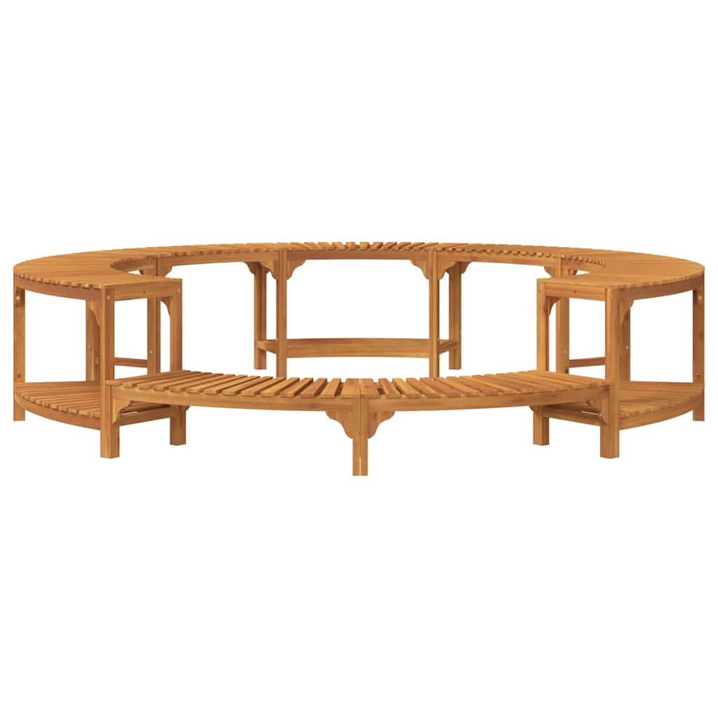 vidaXL Hot Tub Surround Solid Acacia Wood Brown 6