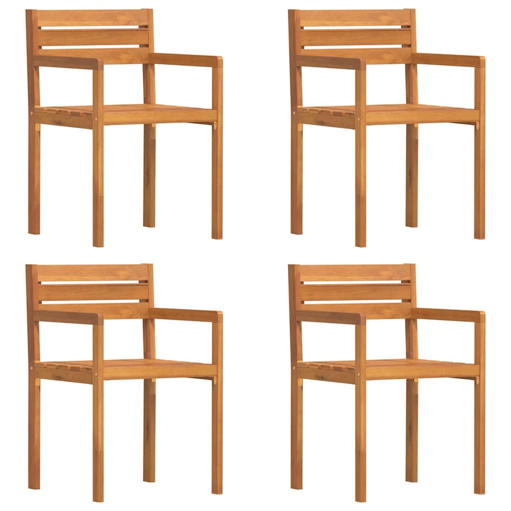 vidaXL 5 Piece Garden Dining Set Solid Wood Acacia 6