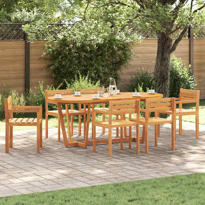 vidaXL 5 Piece Garden Dining Set Solid Wood Acacia