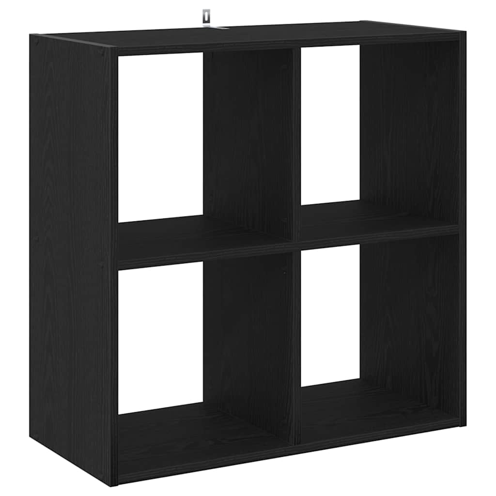 Bookcase 68,5x32x68,5 cm Engineered Wood Black oak 68.5 cm 68.5 cm