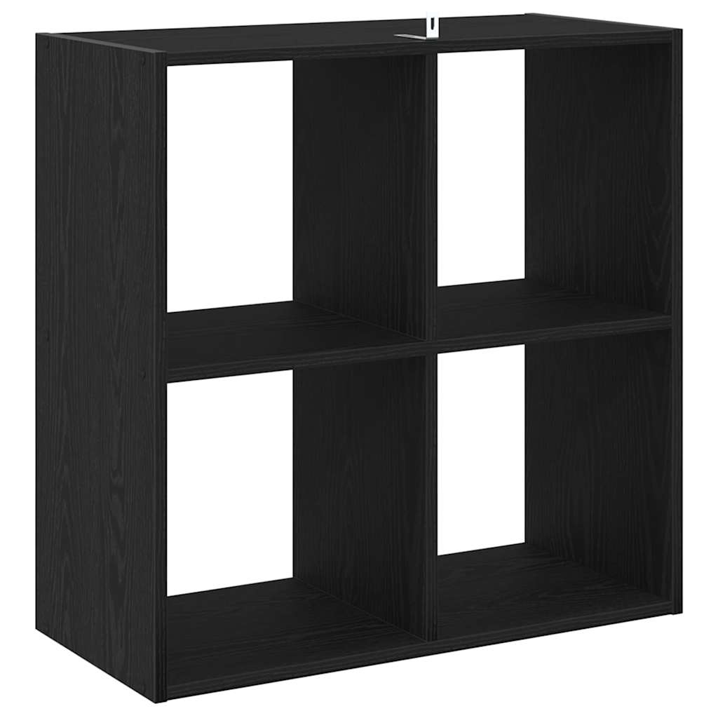 Bookcase 68,5x32x68,5 cm Engineered Wood Black oak 68.5 cm 68.5 cm
