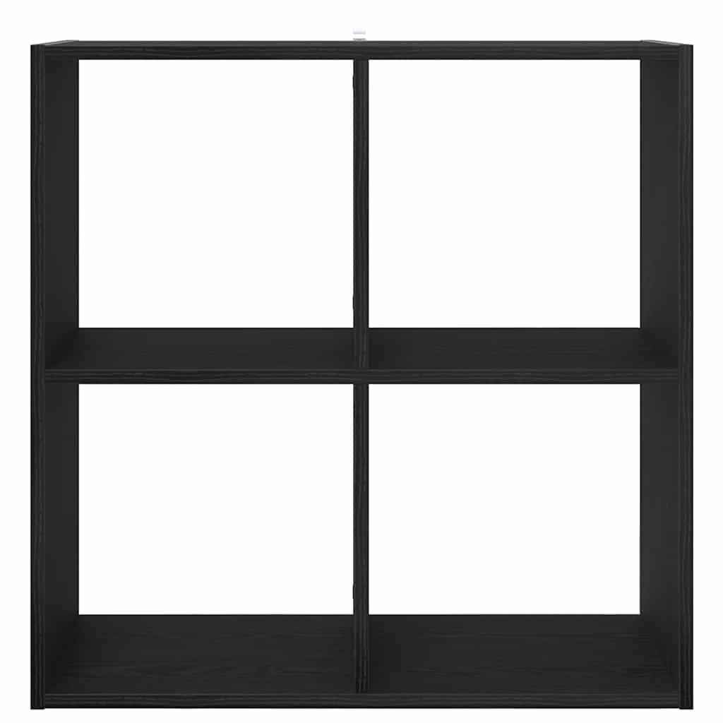 Bookcase 68,5x32x68,5 cm Engineered Wood Black oak 68.5 cm 68.5 cm