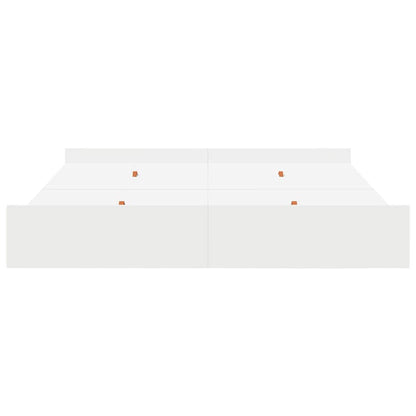 vidaXL Storage Bed Frame with Door White 180 x 200 cm Engineered Wood 6