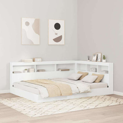 Bookcase Bed with Shelf Engineered Wood 150 cm 200 cm