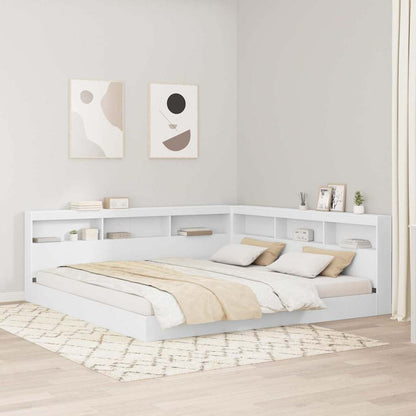 vidaXL Bookcase Bed with Shelf Engineered Wood