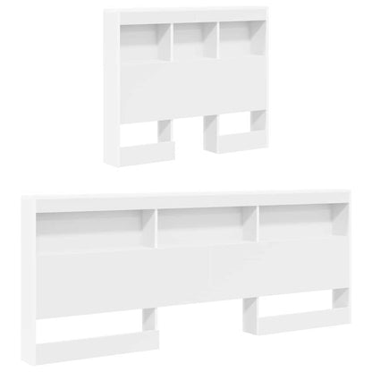 vidaXL Bookcase Bed with Shelf White 90 x 190 cm Engineered Wood 5