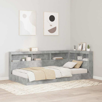 vidaXL Bookcase Bed with Shelf Engineered Wood