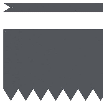 vidaXL Lawn Edging 30 pcs 100 x 0.05 x 30 cm Cold Rolled Steel 4