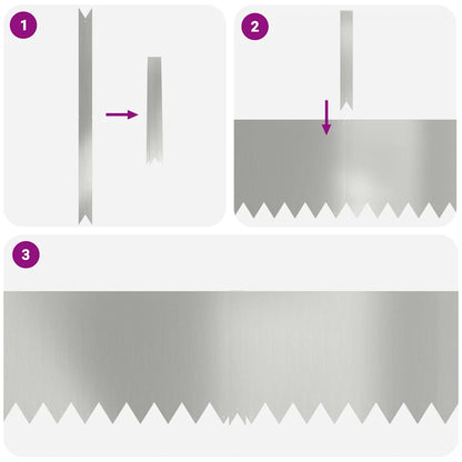 vidaXL Lawn Edging 50 pcs 100 x 0.05 x 30 cm Galvanised Steel Silver 5
